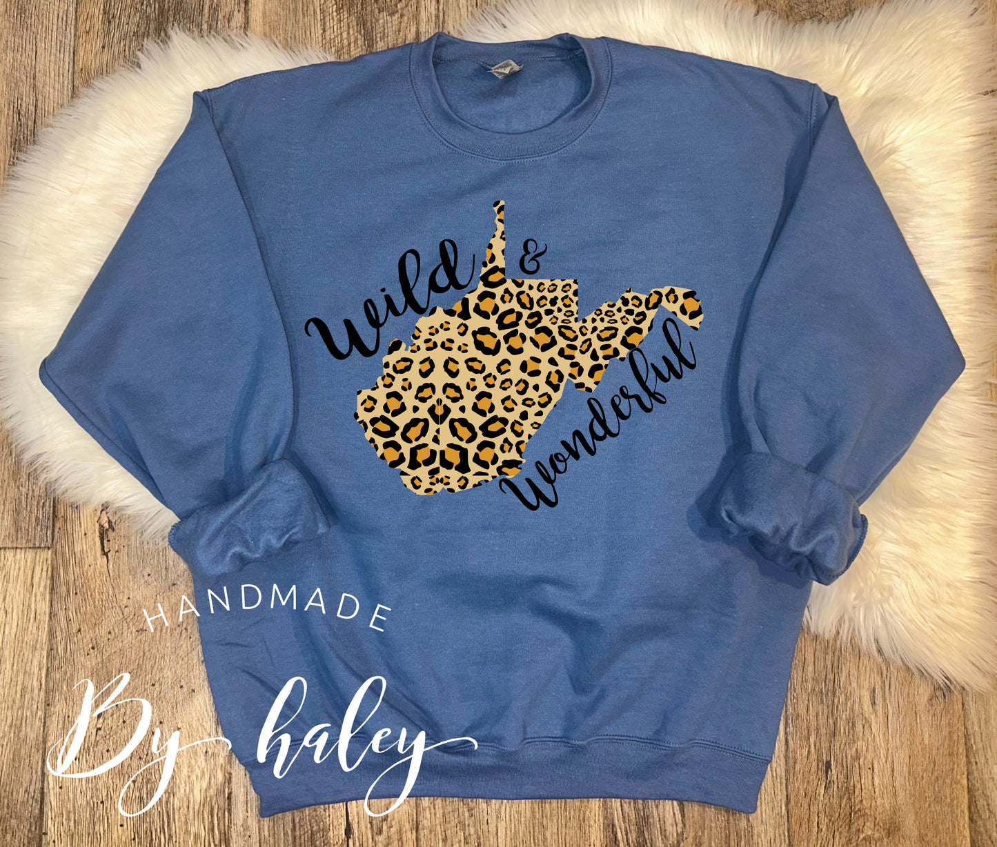 Wild & Wonderful Leopard WV Crewneck
