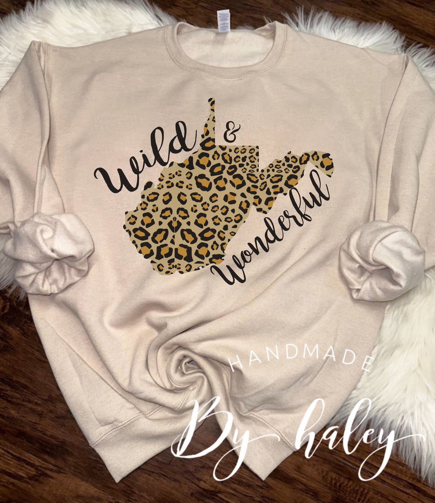 Wild & Wonderful Leopard WV Crewneck