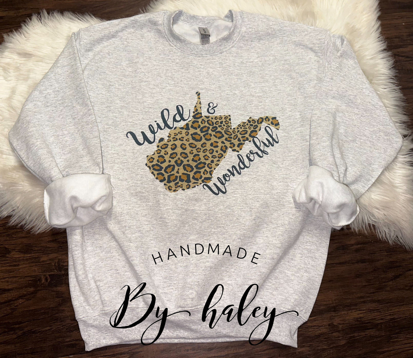 Wild & Wonderful Leopard WV Crewneck