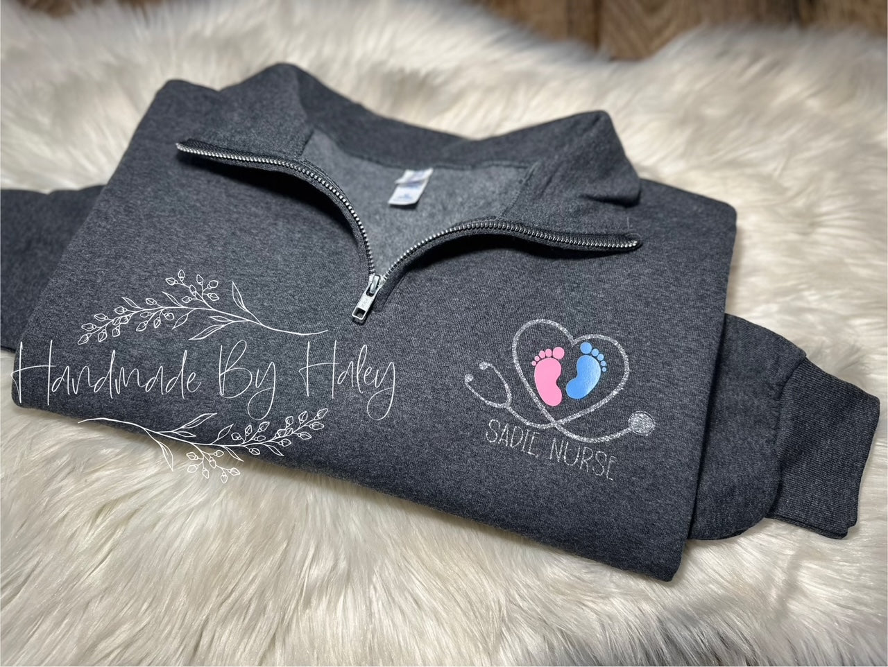 Custom Labor & Delivery Quarter Zip