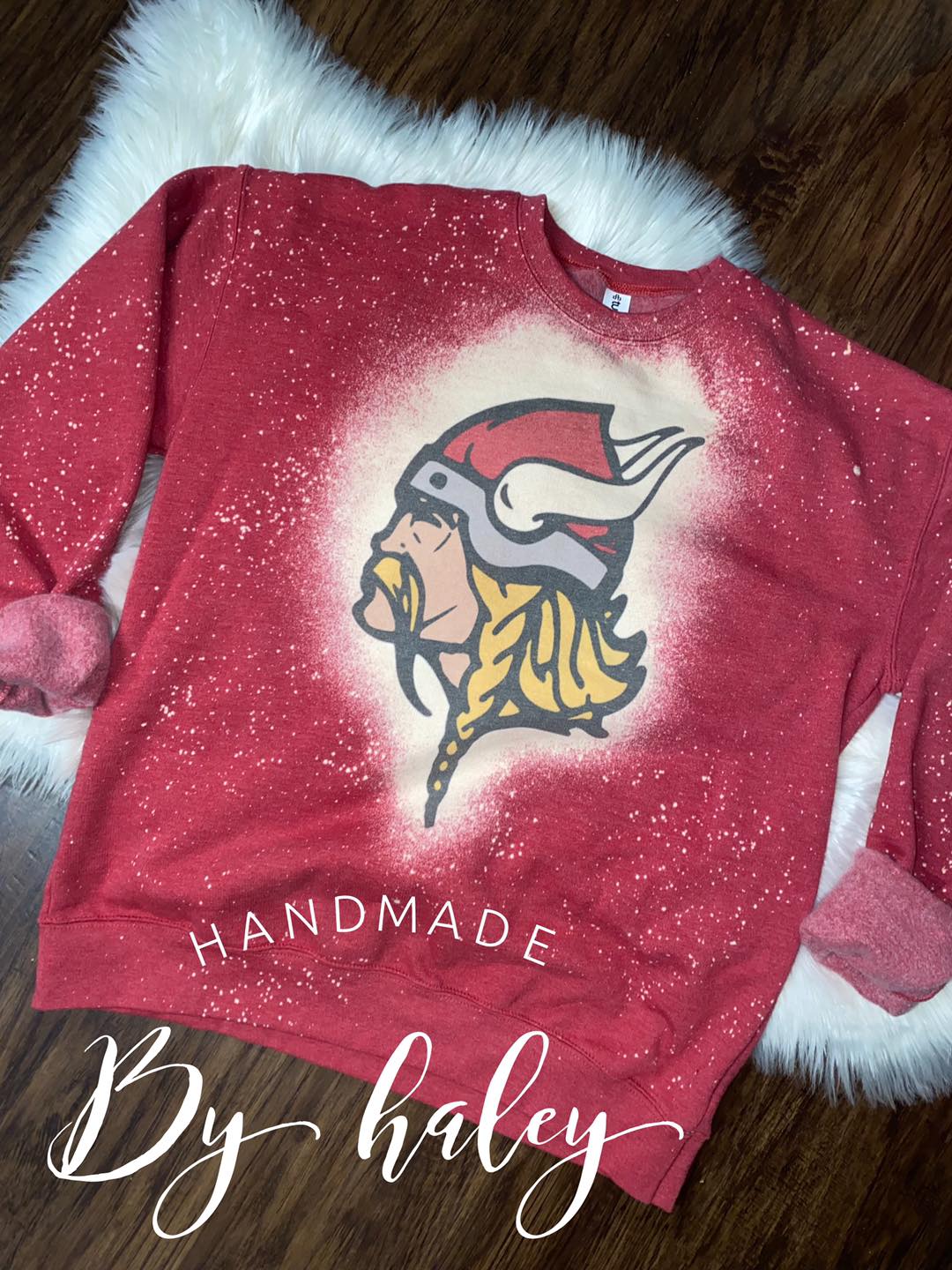 Bleached Vikings Crewneck