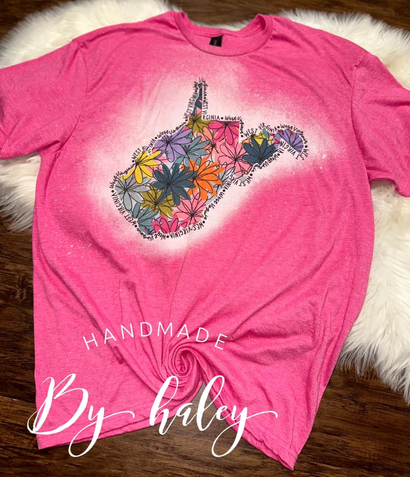 Bleached Floral WV T-Shirt