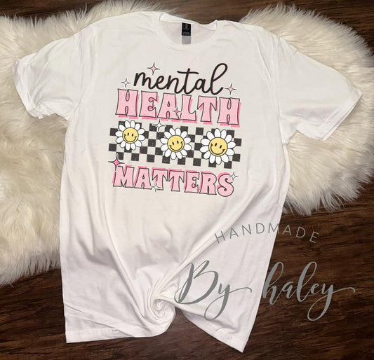 Mental Health Matters Daisy T-shirt