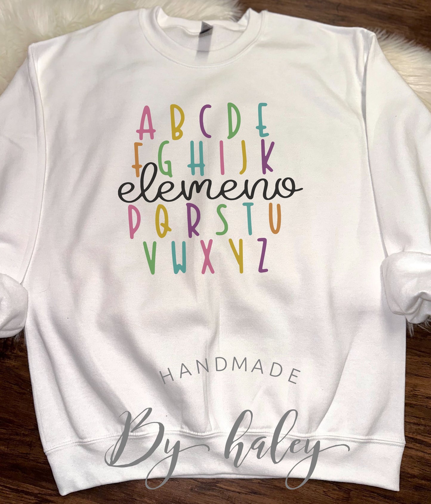Teacher ABC's Crewneck