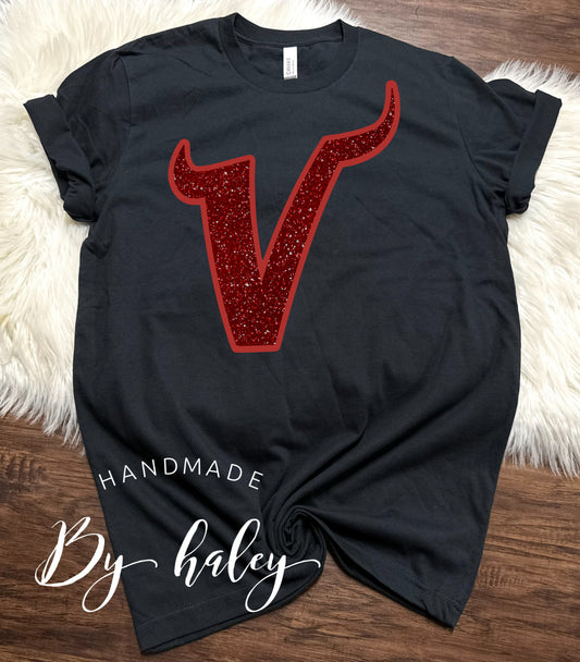 Glitter Viking V T-Shirt
