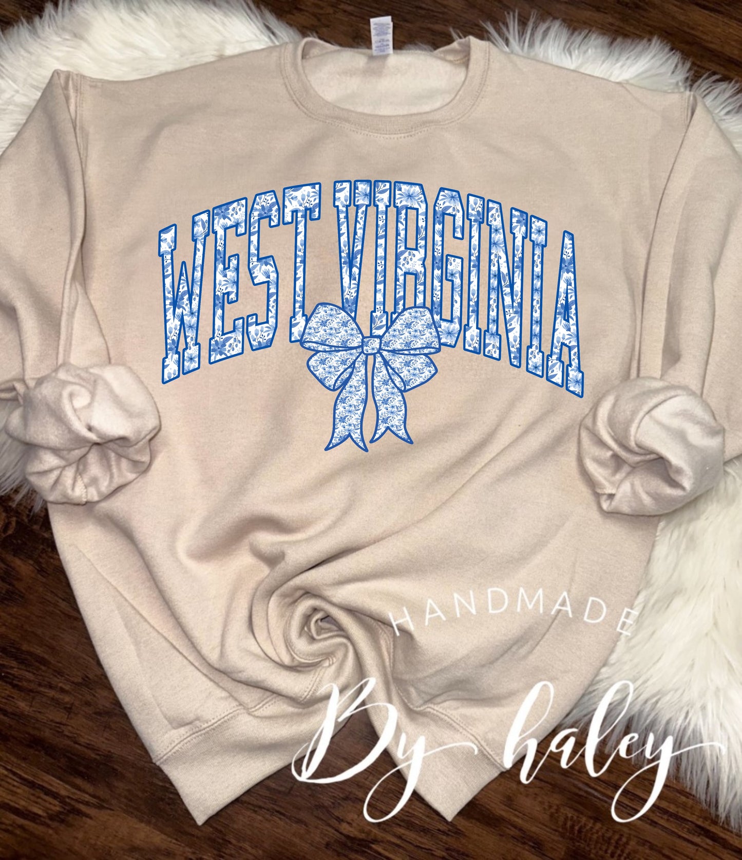 West Virginia Bow Crewneck