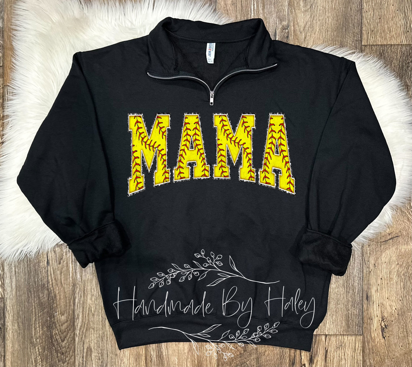 Softball Mama Quarterzip
