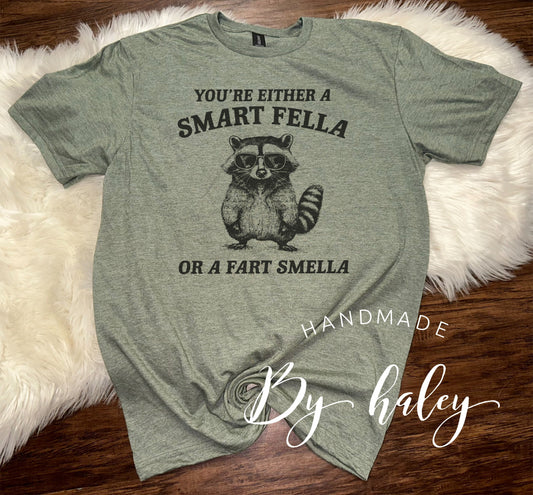 Fart Smella Raccoon T-Shirt