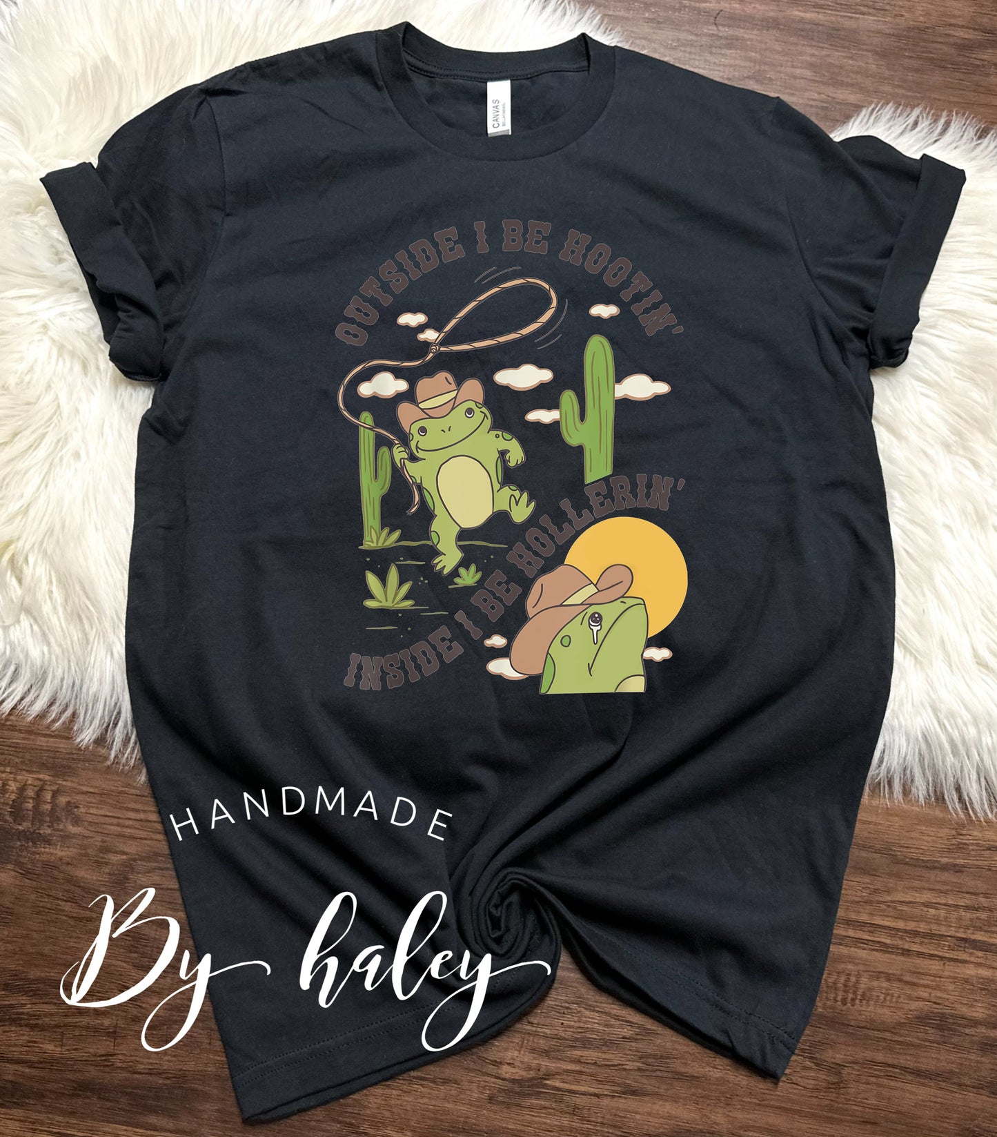 Hootin' Cowboy Frog T-Shirt