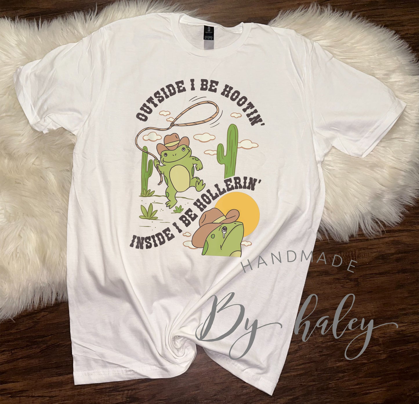 Hootin' Cowboy Frog T-Shirt