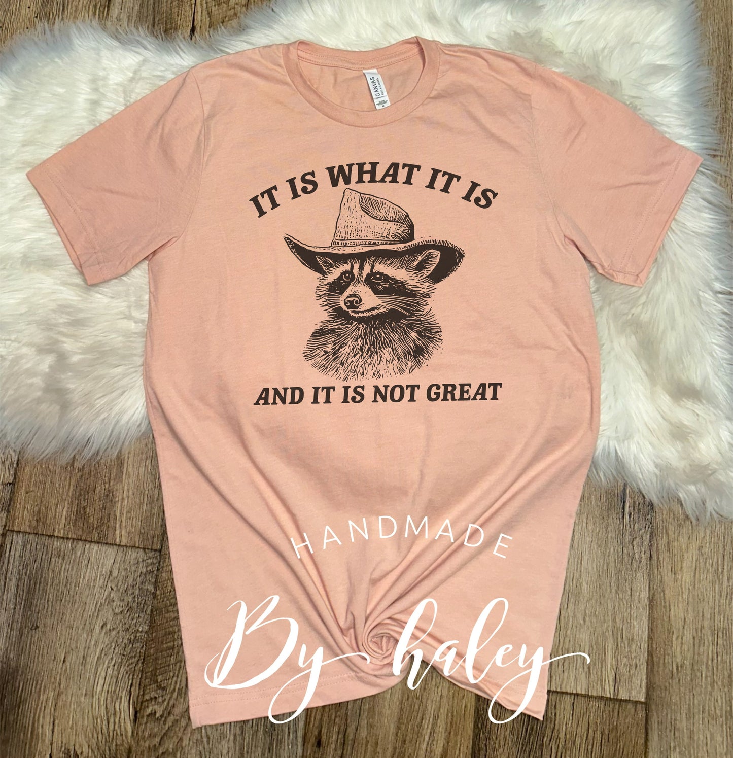 It Is What It Is Raccoon T-Shirt