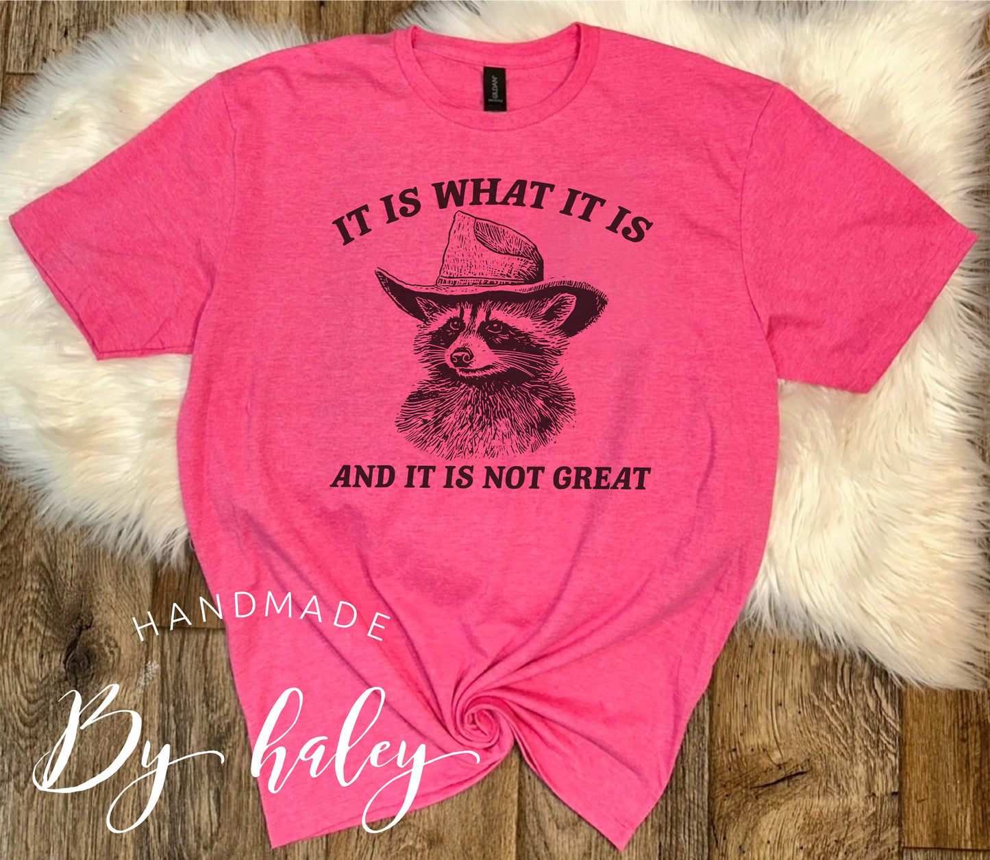 It Is What It Is Raccoon T-Shirt