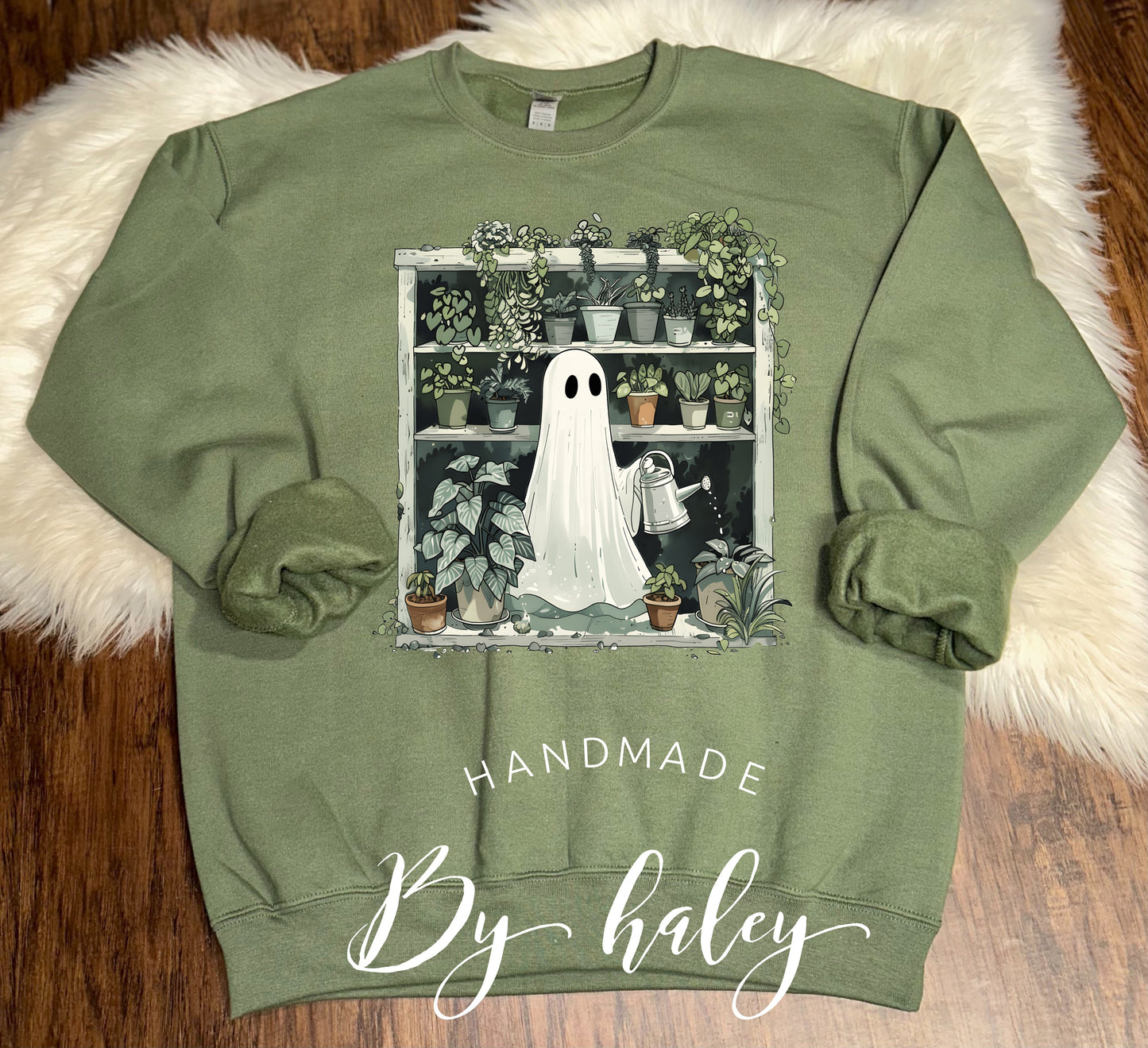 Ghosty Plant Crewneck