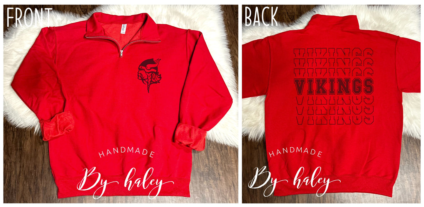 Viking 2 Quarter Zip Sweatshirt