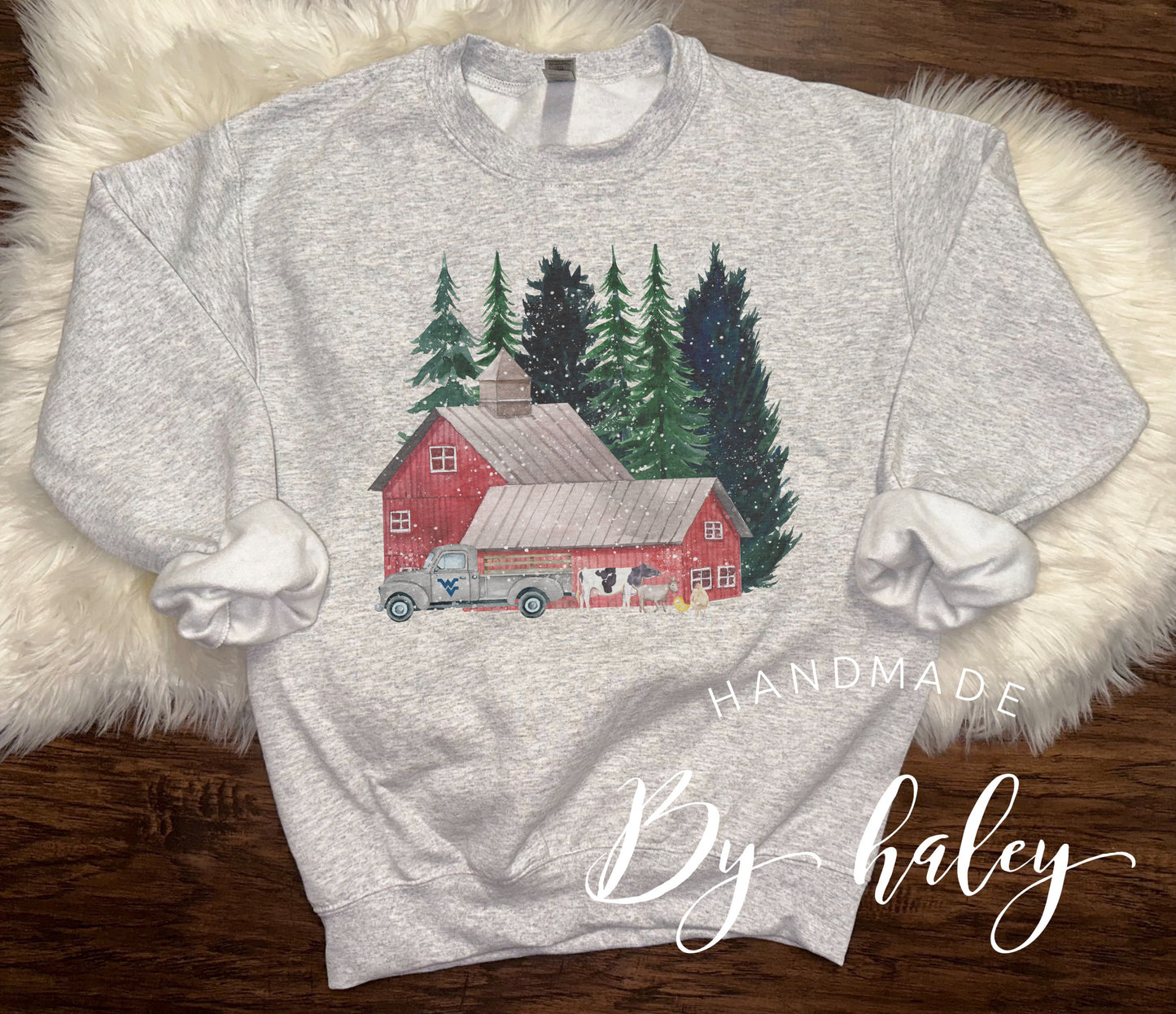 West Virginia Christmas Crewneck