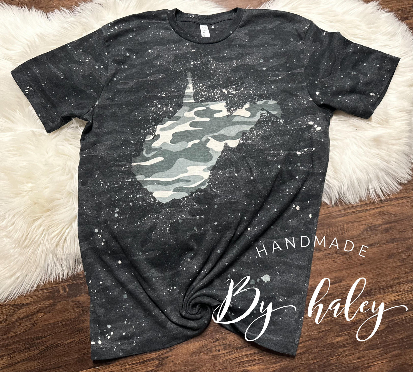 Bleached Camo WV T-Shirt