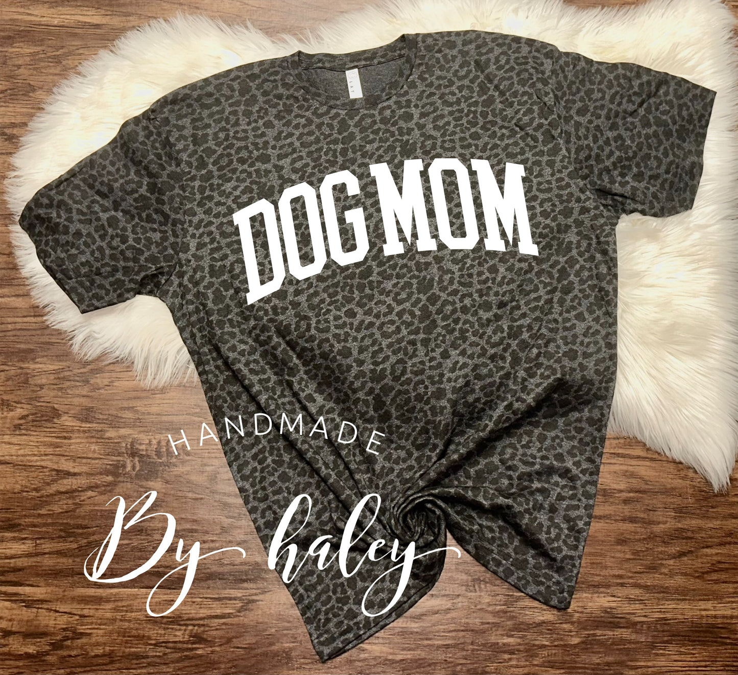 Leopard Dog Mom T-Shirt