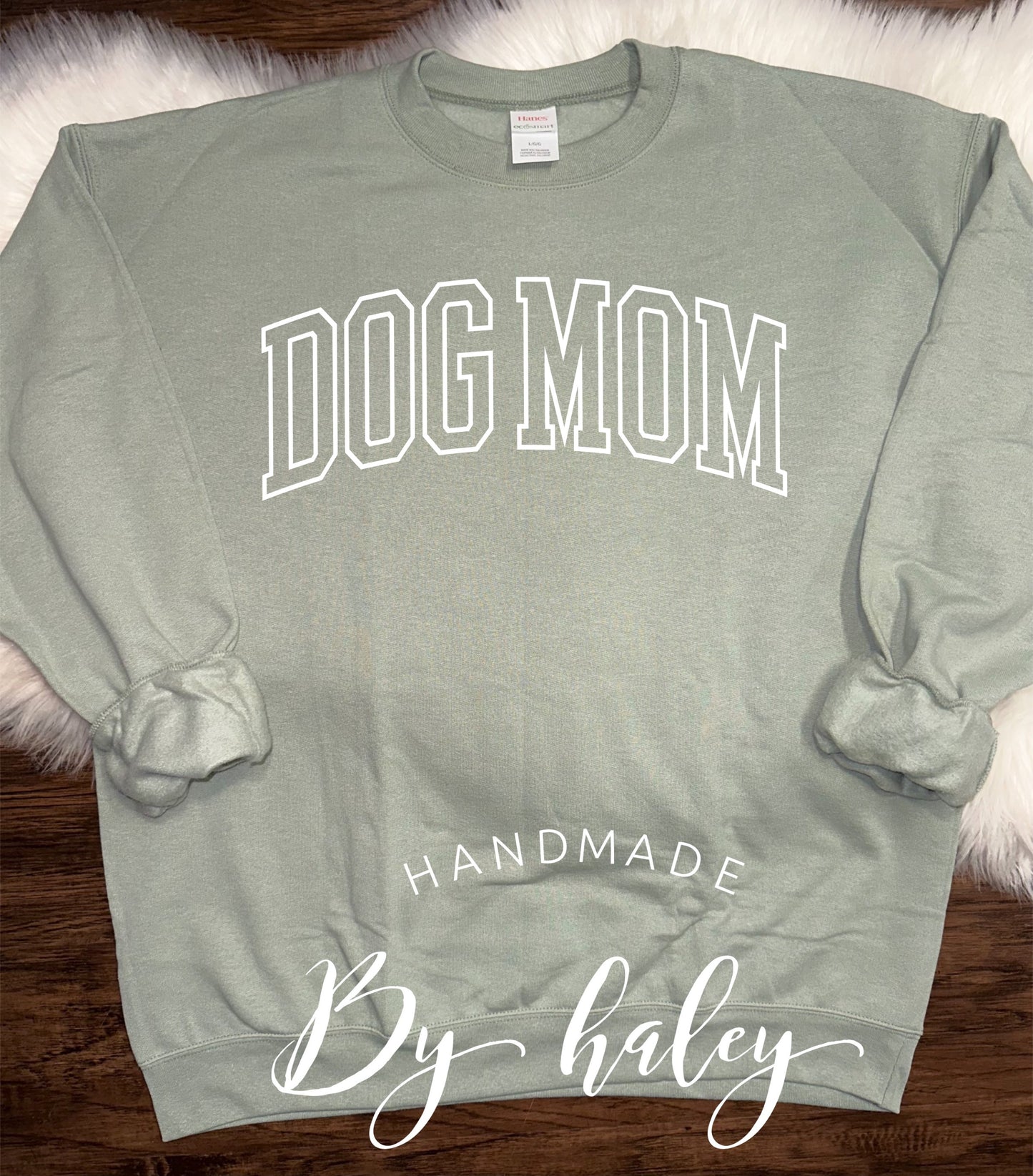 Dog Mom Varsity Crewneck