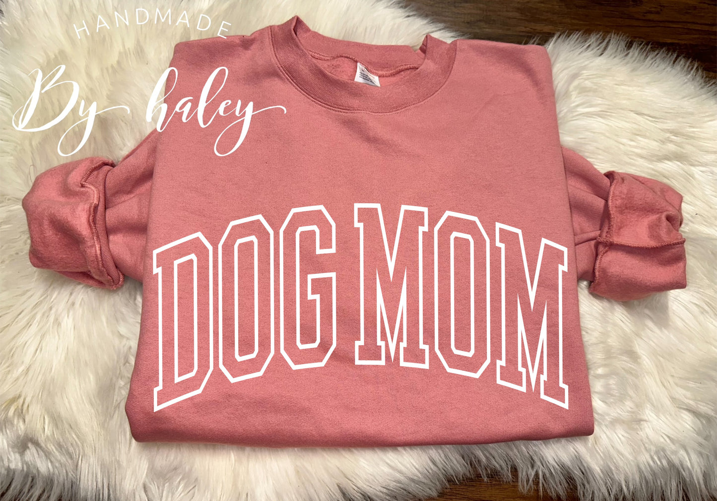Dog Mom Varsity Crewneck