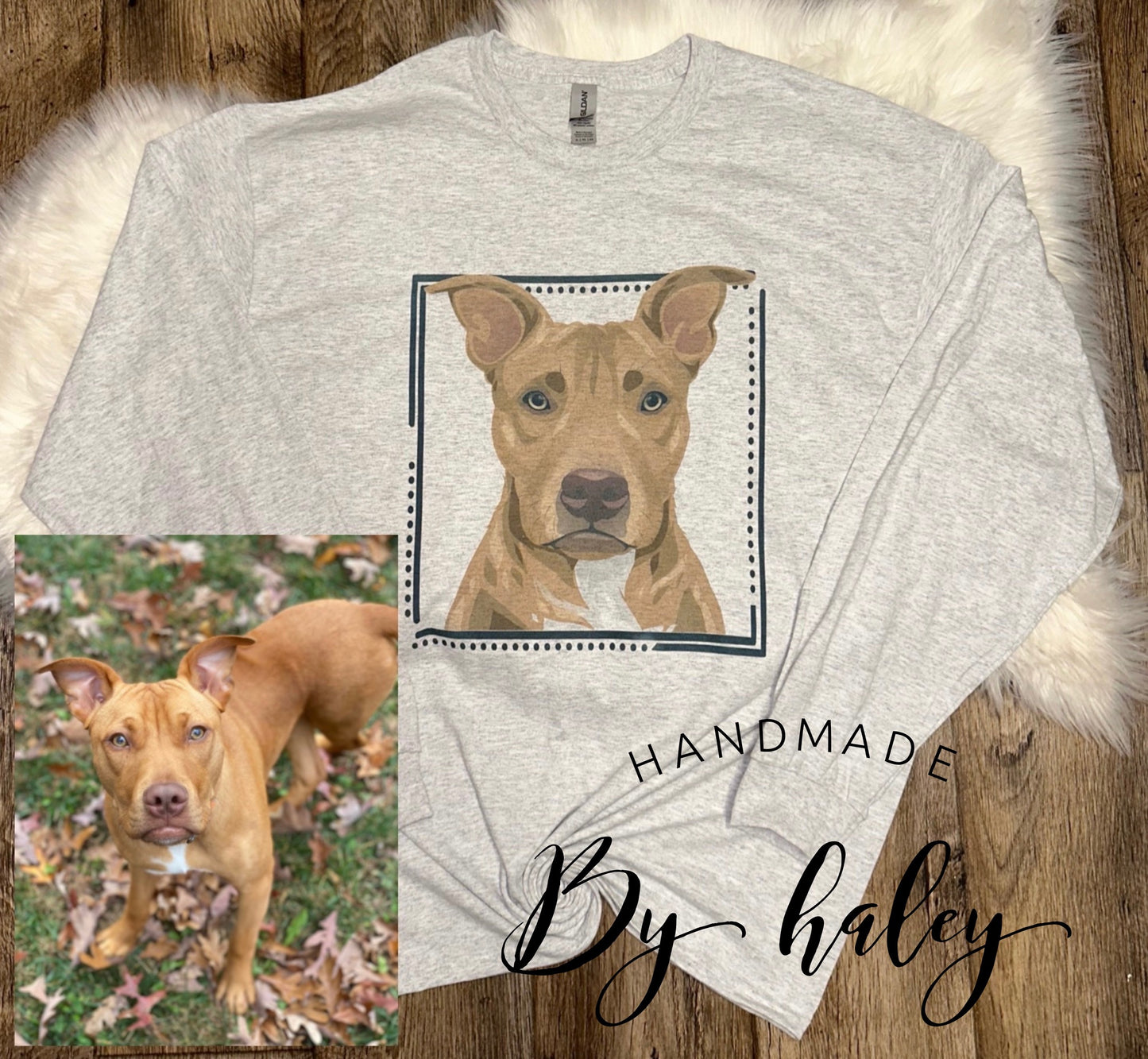 Custom Dog Long Sleeve Shirt
