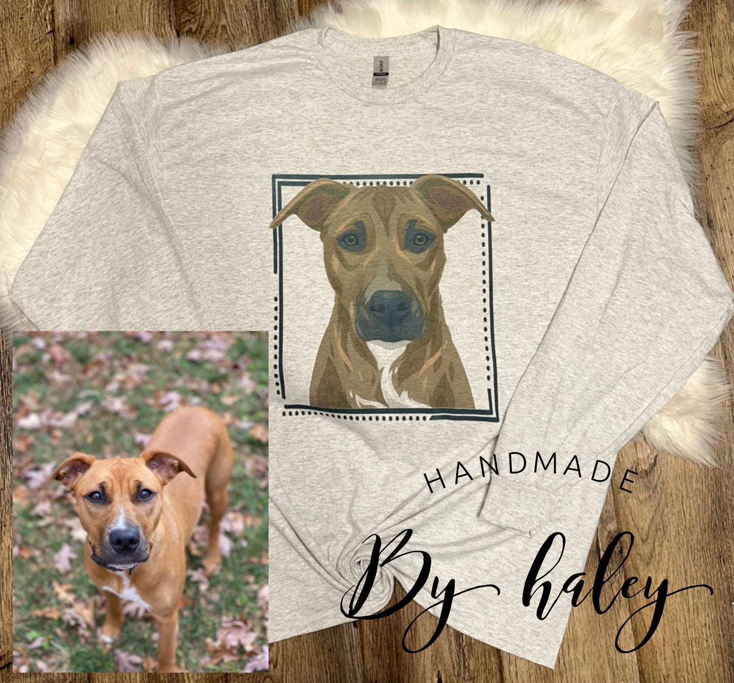 Custom Dog Long Sleeve Shirt