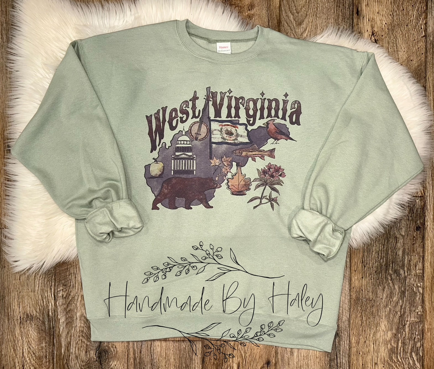 West Virginia State Crewneck