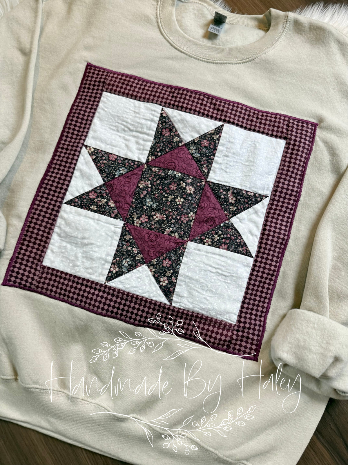 Large Quilt Block Crewneck