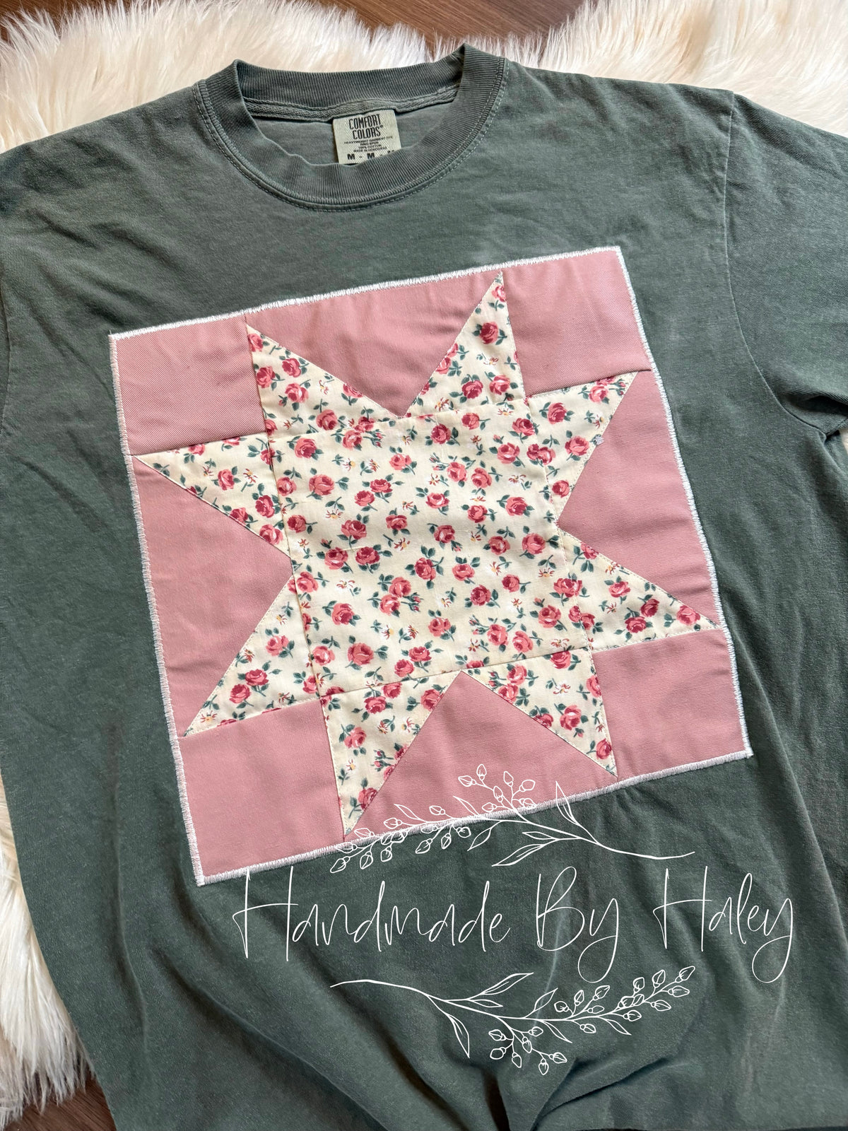 Medium Star Quilt Block T-Shirt