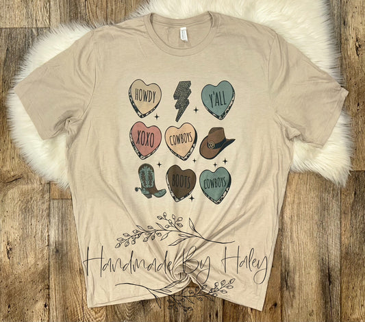 Cowboy Hearts T-Shirt