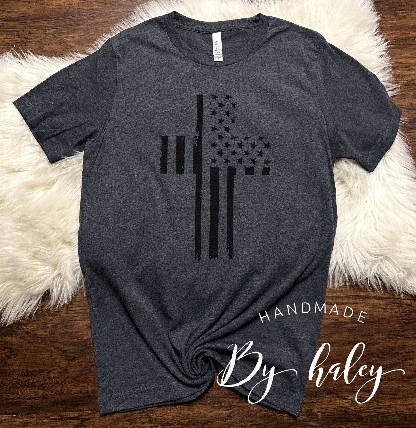 Cross American Flag T-Shirt