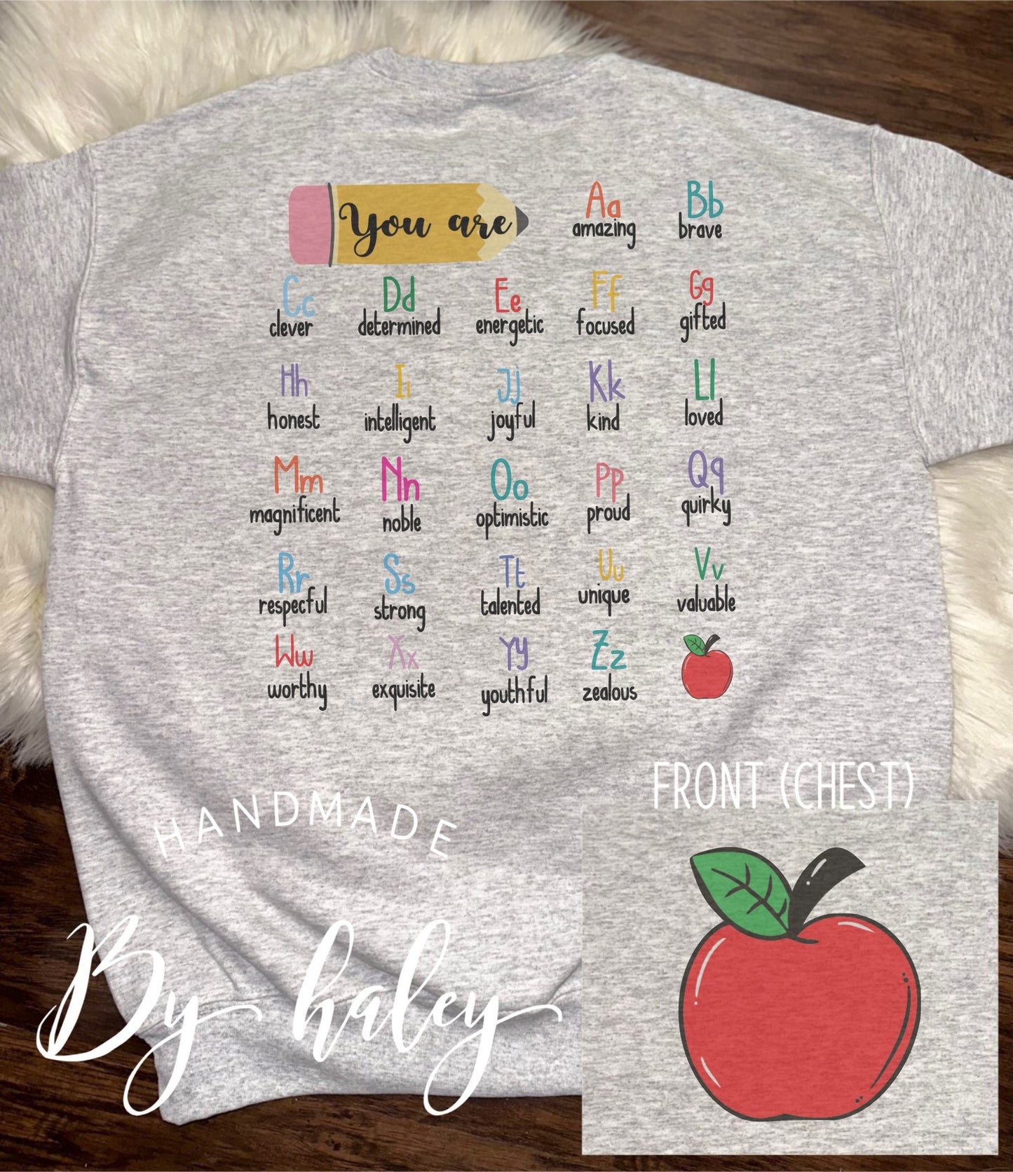 Motivational ABC's Crewneck