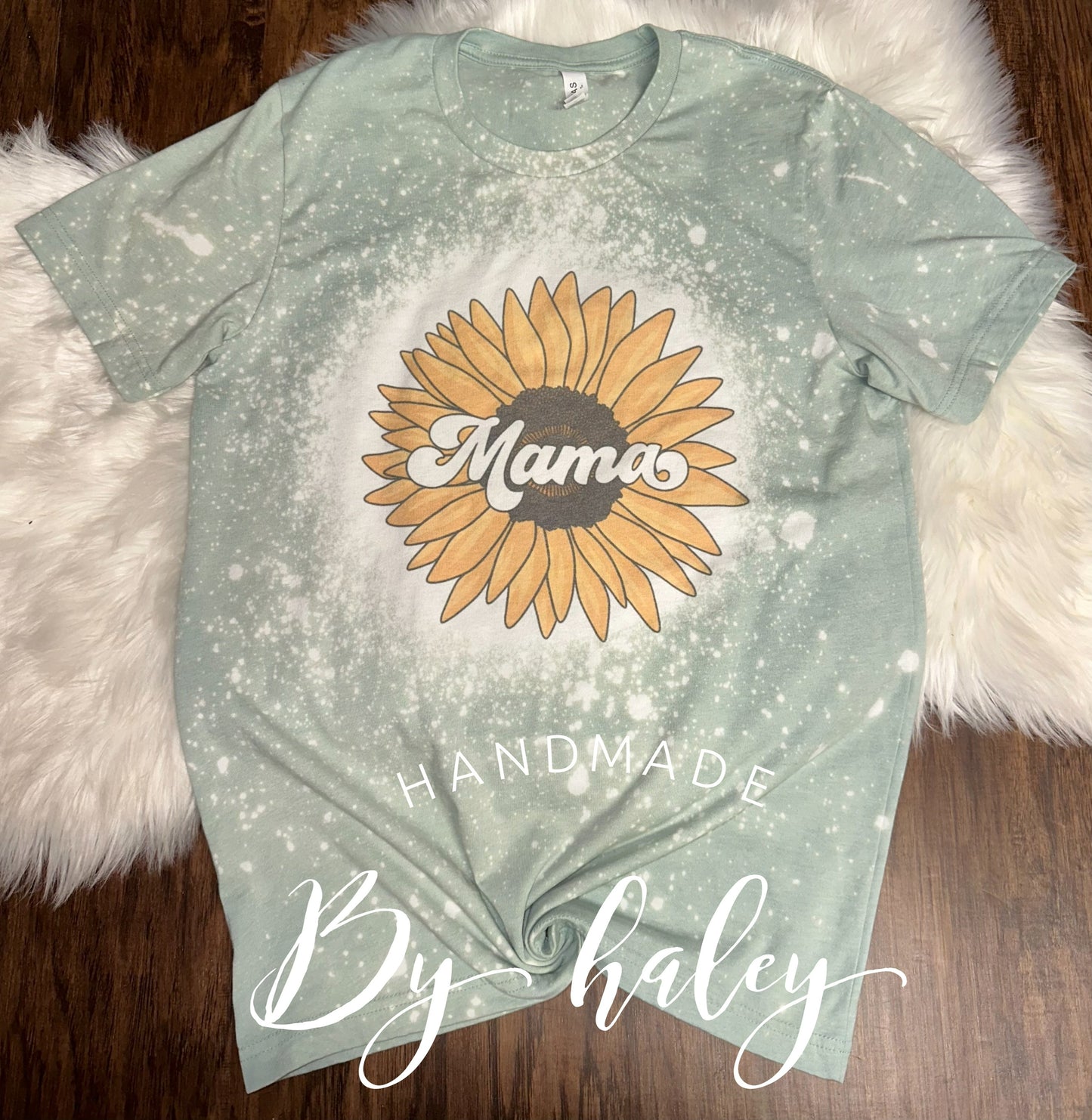 Bleached Mama Flower T-Shirt