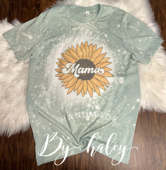 Bleached Mama Flower T-Shirt