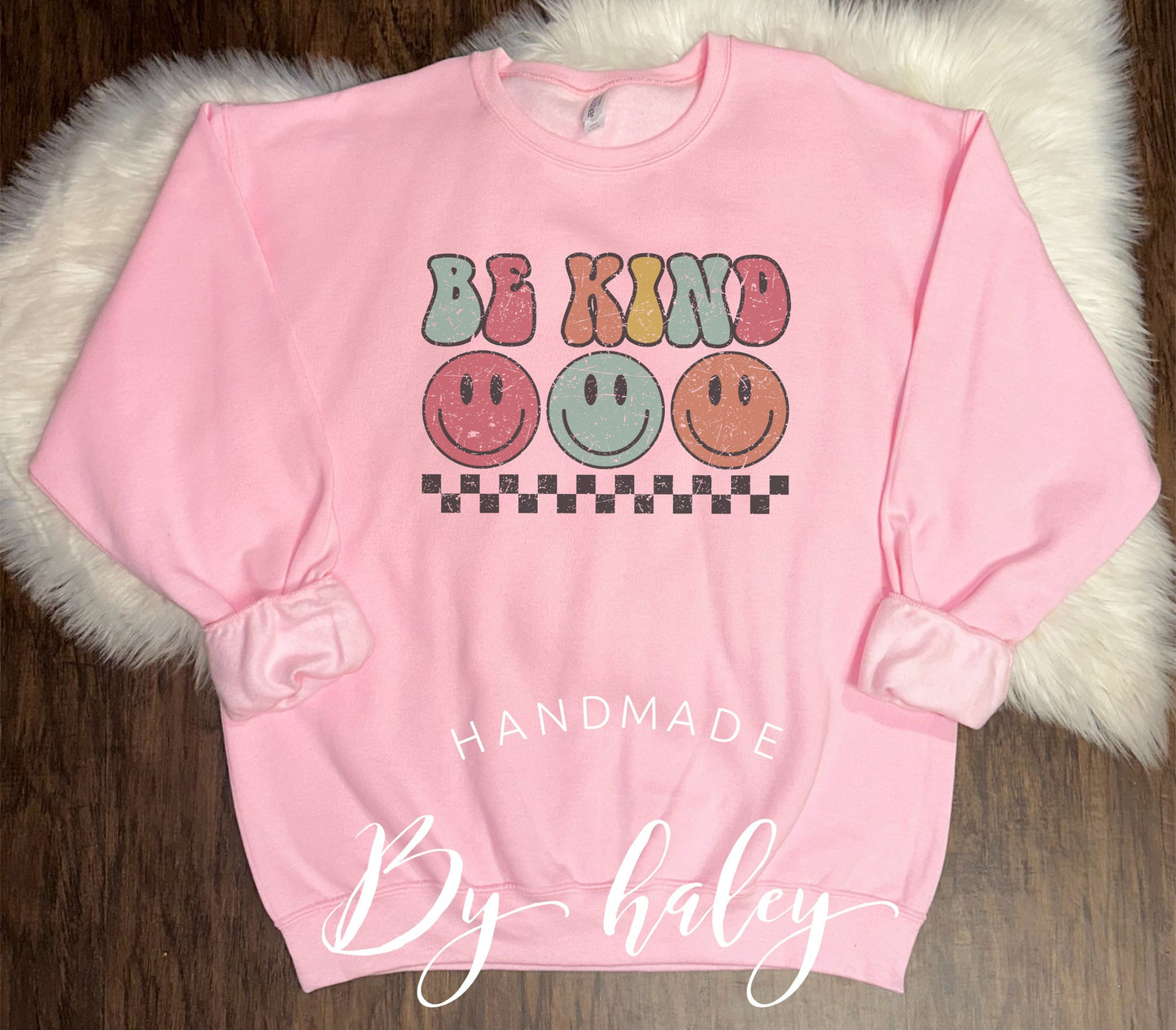 Be Kind Retro Smiley Crewneck