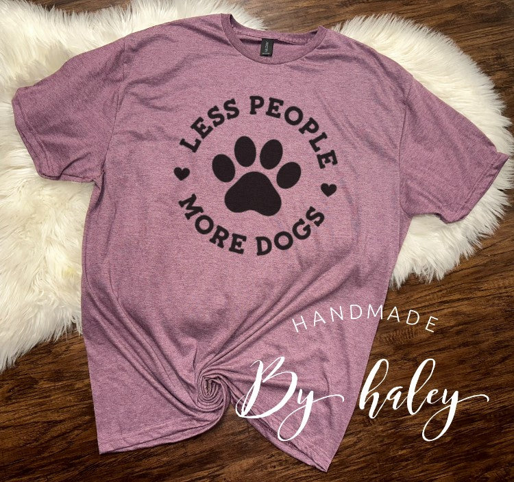 Less People More Dogs T-Shirt