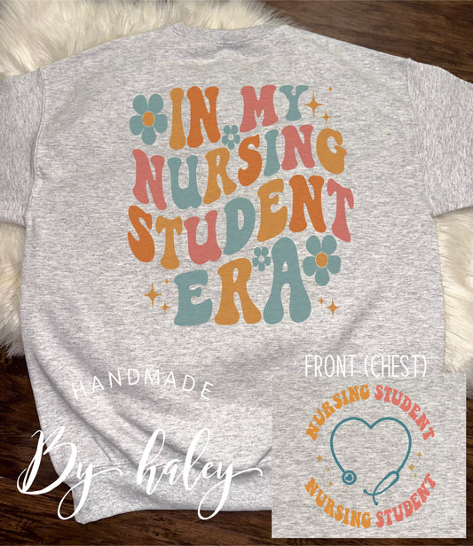 In My Nursing Student Era Crewneck
