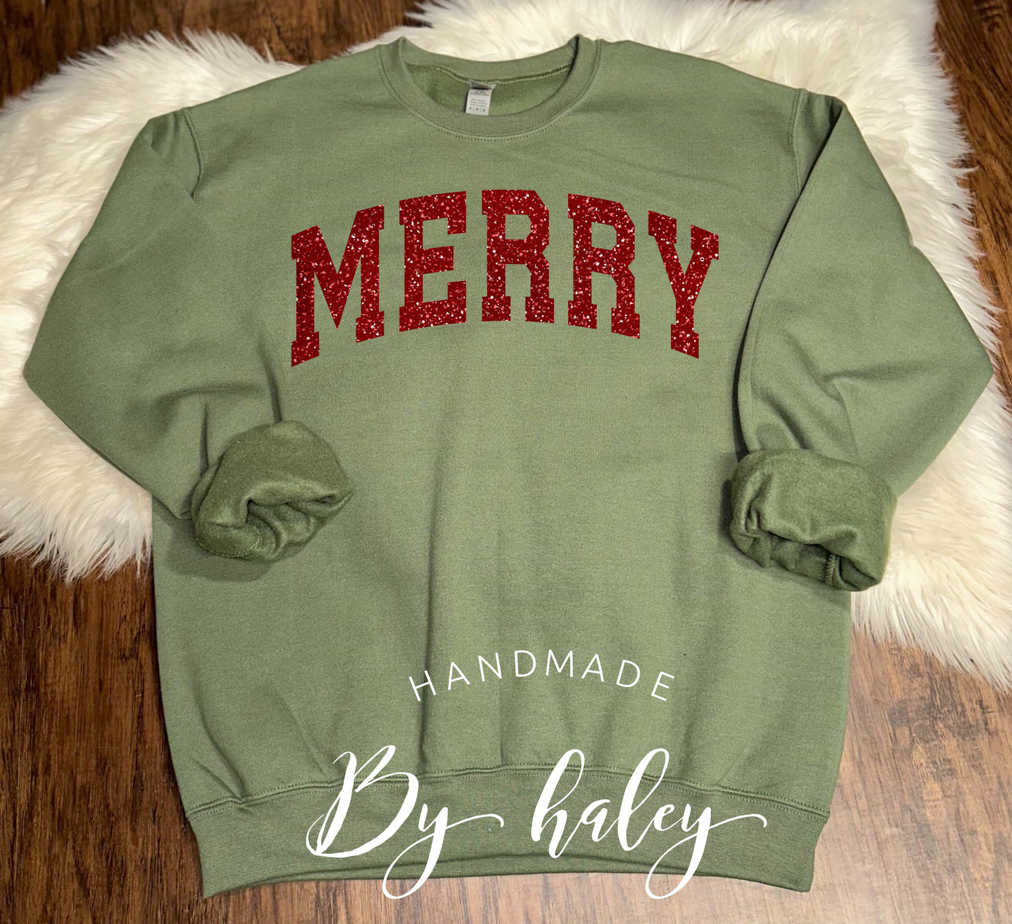 Glitter Merry Crewneck