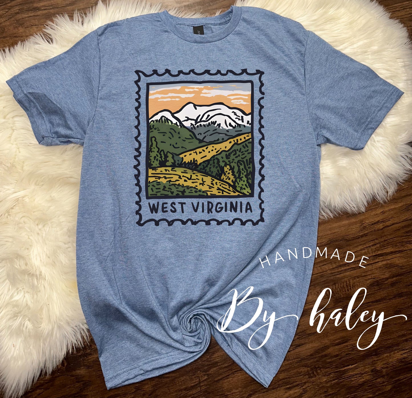 West Virginia Stamp T-Shirt