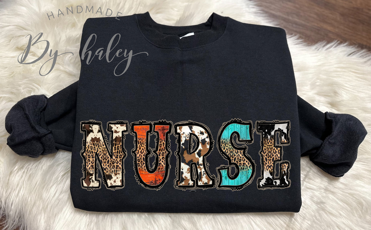 Aztec Western Nurse Crewneck