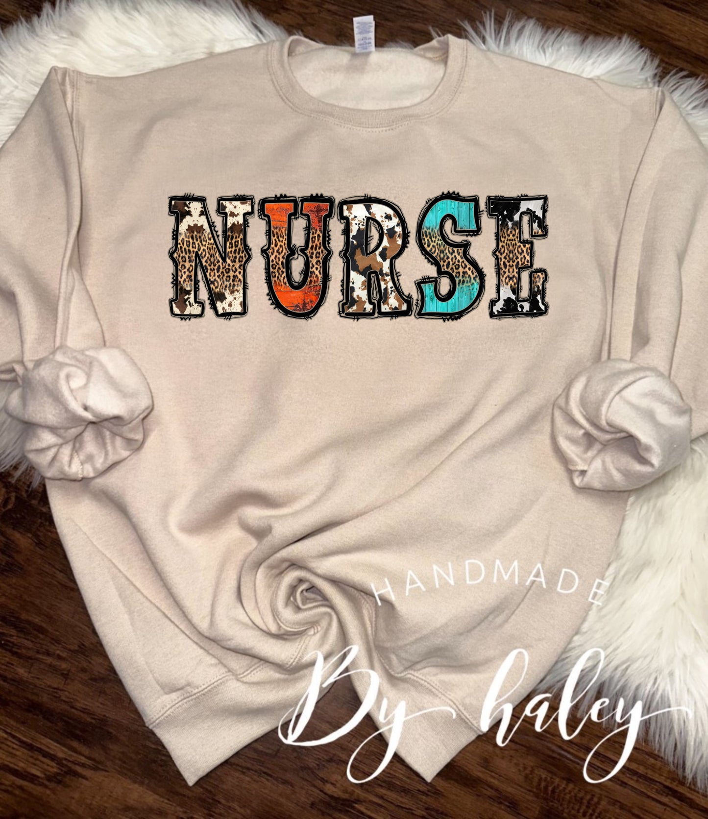Aztec Western Nurse Crewneck