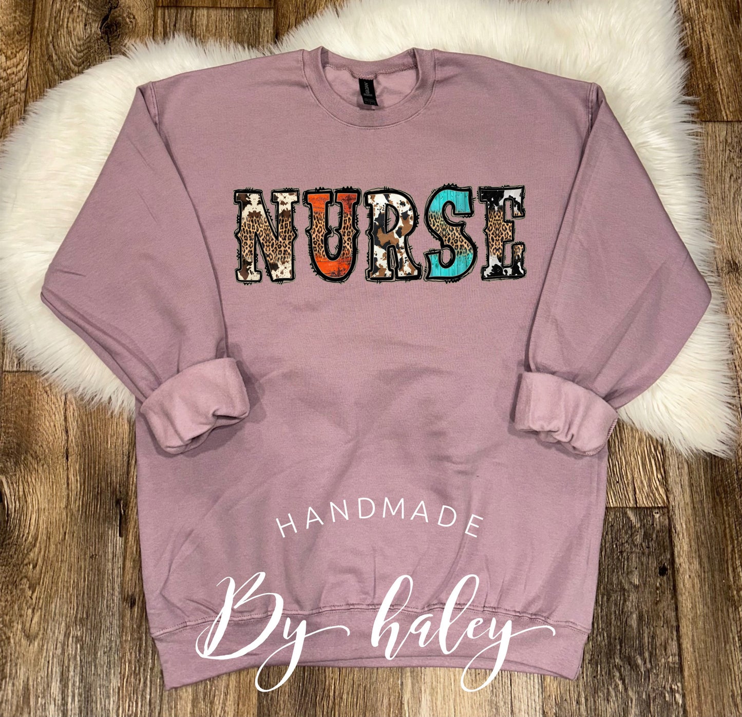 Aztec Western Nurse Crewneck