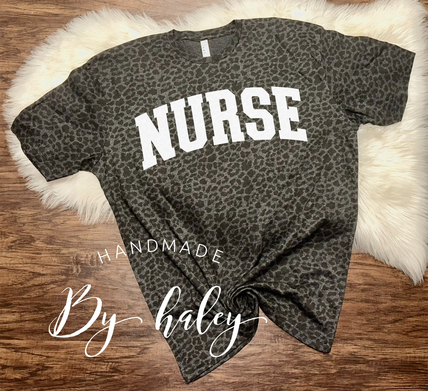 Leopard Nurse T-Shirt