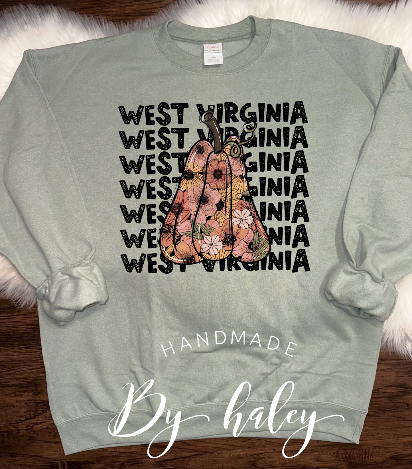West Virginia Pumpkin Crewneck