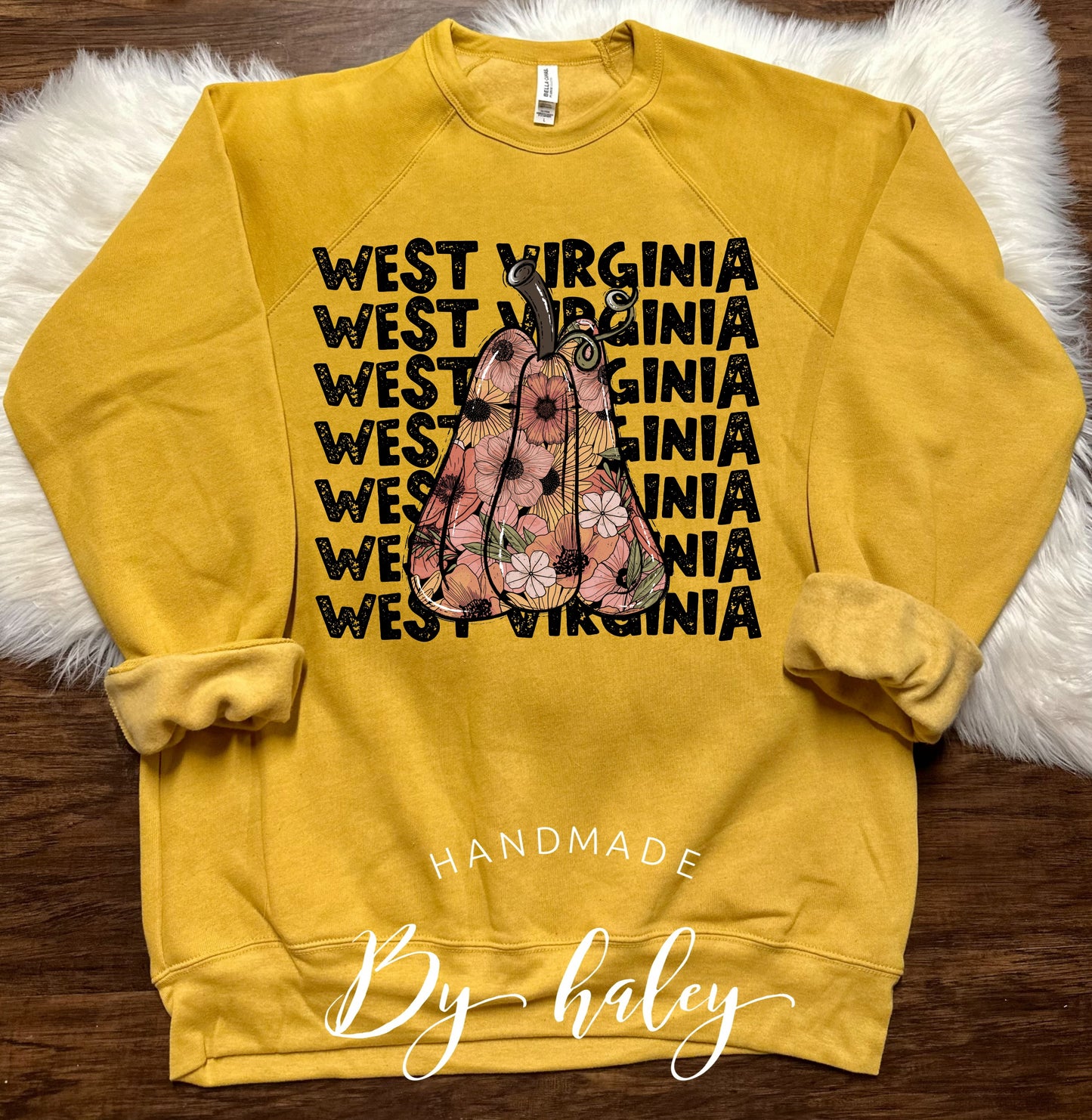 West Virginia Pumpkin Crewneck