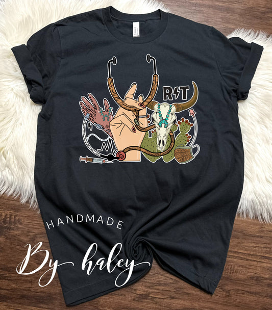 Respiratory Therapist Western T-Shirt