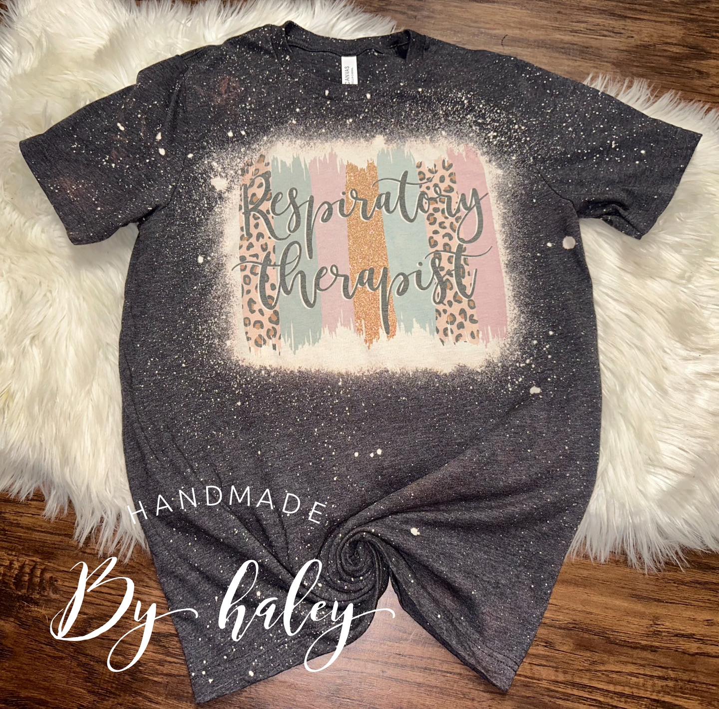 Bleached Respiratory Therapist T-Shirt