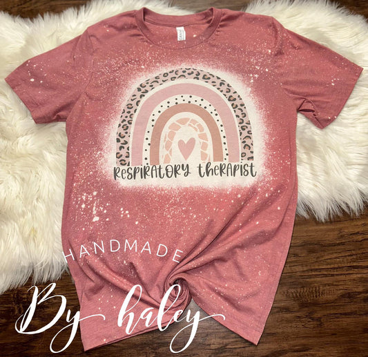 Bleached Respiratory Therapist T-Shirt