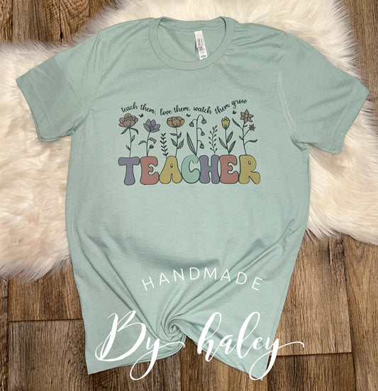 Retro Teacher T-Shirt