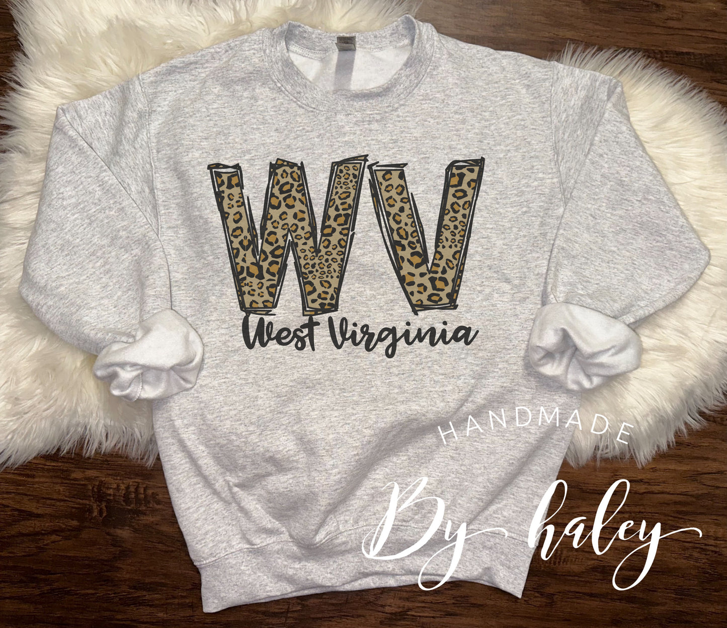 Leopard WV Crewneck