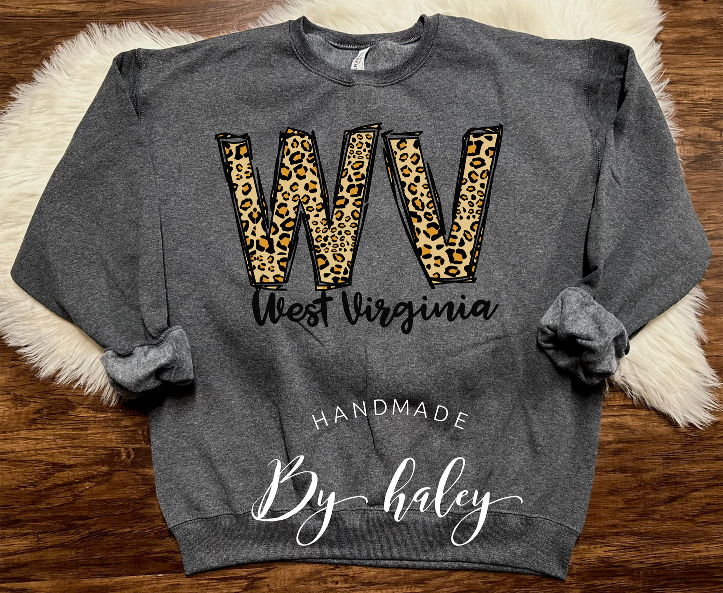 Leopard WV Crewneck